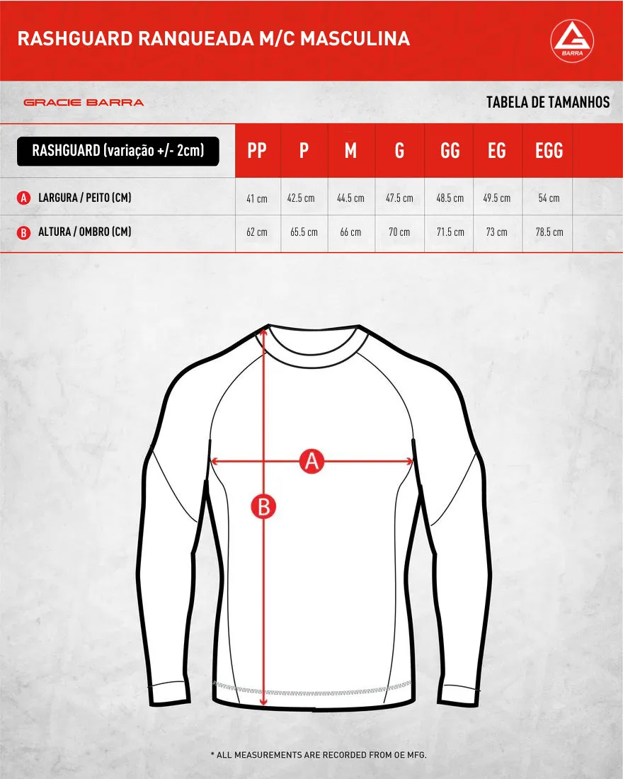 Rashguard Ranqueada M/L GB Edition - Branca